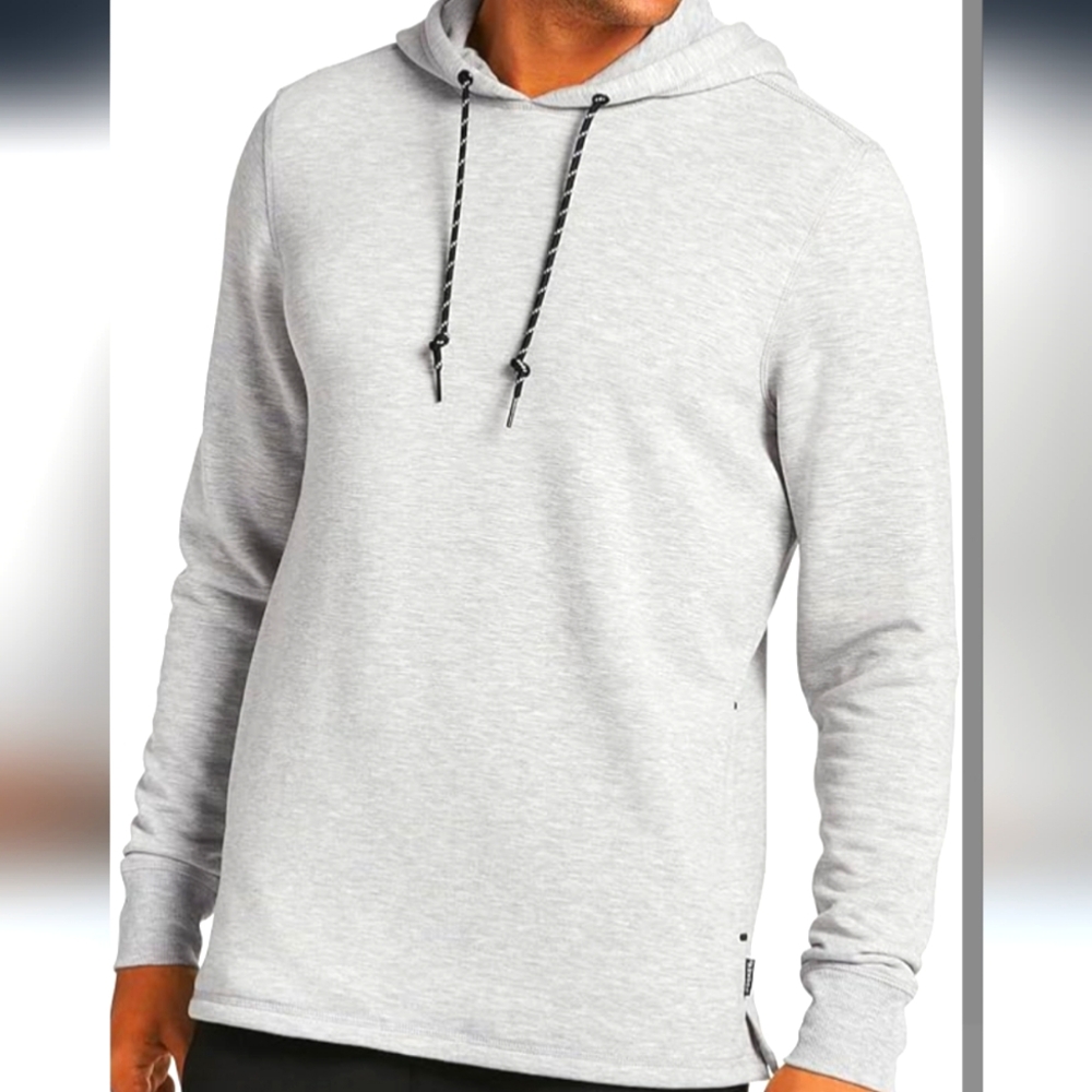 Jockey Cozy Fleece Pullover Hoodie in Gray Size Med. NWT